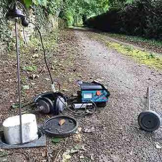 Trace and Access Experts tracer gas detection image of equipment used, no disruption, very efficient